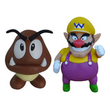 Goomba E Wario - Kit Com 2 Bonecos Grandes