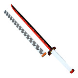 Espada / Katana Demon Slayer Rengoku 90cm Em Mdf (madeira)