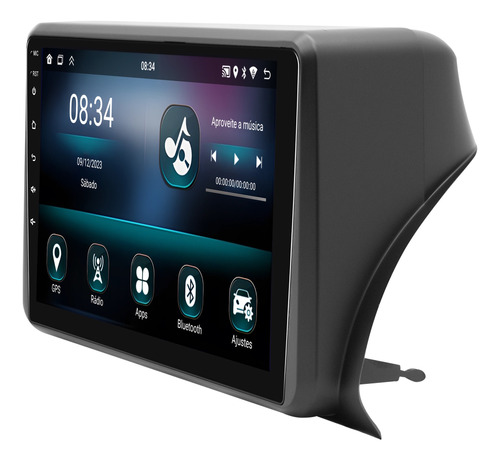Multimidia Fiat Argo Cronos Android 13 2gb Carplay Auto 9p