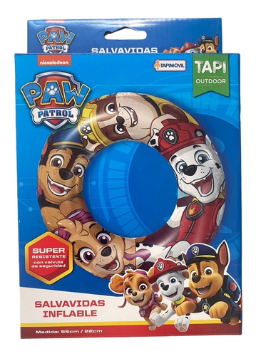 Salvavidas Inflable Paw Patrol Frozen Spiderman Disney Marve