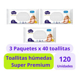 Babysec T.húmedas Super Premium Cuidado Sensible 3x40uds