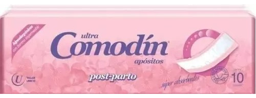 Aposito Post Parto Comodin X 10 Unidades 