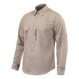 Camisa Outdoor Ultra Dry - Lightwind H2200 Poliester Beige