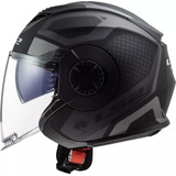 Casco Abierto Moto Ls2 570 Verso Marker Doble Visor 