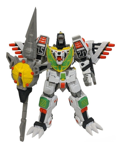 Figura 3d Simil Tigerzord Con Falcon / Guardian Angel 30cm