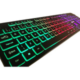 Teclado Gamer Rgb Led Teclas De Chocolate Para Computador