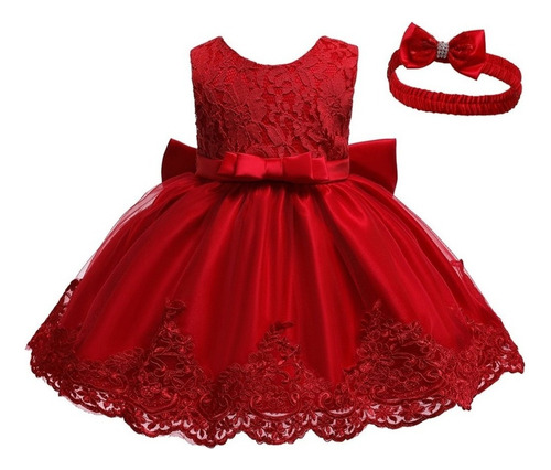 Gift D Baby Dress Set+lace Headband . .