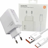 Carregador Para Xiaomi Turbo 67w Redmi Note 8 9 10 Poco X Cor Branco