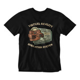 Camiseta Humor Realidad Virtual Vintage