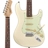 Guitarra Tagima T635 Olympic White Mint Green Escala Escura