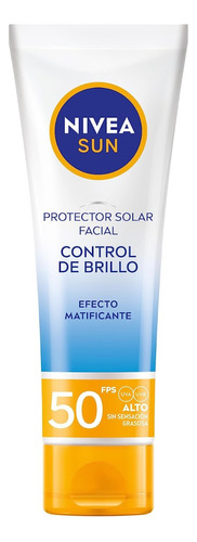 Protector Solar Facial Nivea Sun Control De Brillo Fps  50ml