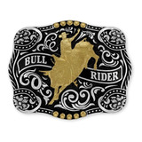 Fivela Country Touro Bull Rider - Tam M - 12144fj Pd