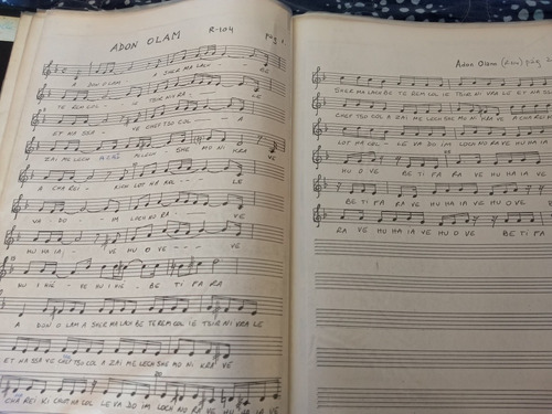25 Partituras Antigas De Música Vocal Judaica E Brasileira 