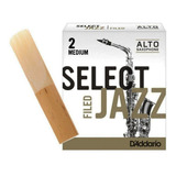 Caña Saxo Alto Daddario Select Jazz Rsf10asx2m N3 X10 Cuo