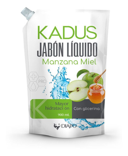 Kadus  Líquido Jabón Manzana Miel 900ml