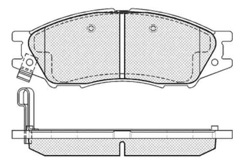 Pastillas Freno Para Nissan Almera 1.5 Abs 1.8 - 2.0 - 2.2 D Foto 2