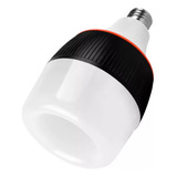 Foco Led Luz Emergencia Lámpara Autónoma 30w Luz Fría Color Blanca