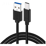 Cable Usb Tipo C De Punta Larga De 0.394in., 3ft