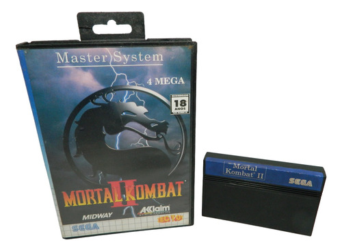 Mortal Kombat 2 Original P/ Master System - Loja Fisica Rj