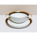 Taza Para Consome De Porcelana Alemana Rosenthal Helena