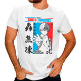 Playera Todoroki Anime My Hero Academia Para Hombre #25