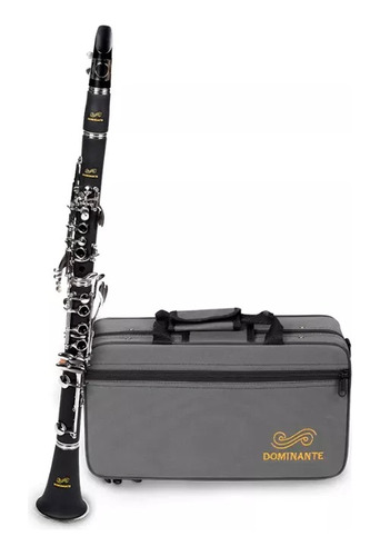 Clarinete Dominante Em Sib Com 17 Chaves C/case Original 