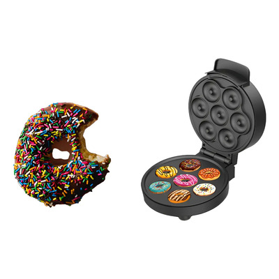 Máquina para Mini Donas Raf R.563 Eléctrica 7 Rosquillas Antiherente | Mismo precio en cuotas
