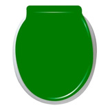 Tapa Inodoro Universal Color Verde Ideal Oval