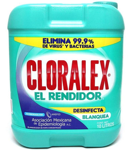 Cloralex Blanqueador Regular 10 Lt, Pack Of 1