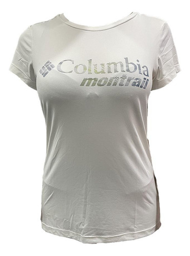 Camiseta Columbia Neblina Montrail Branco Feminino