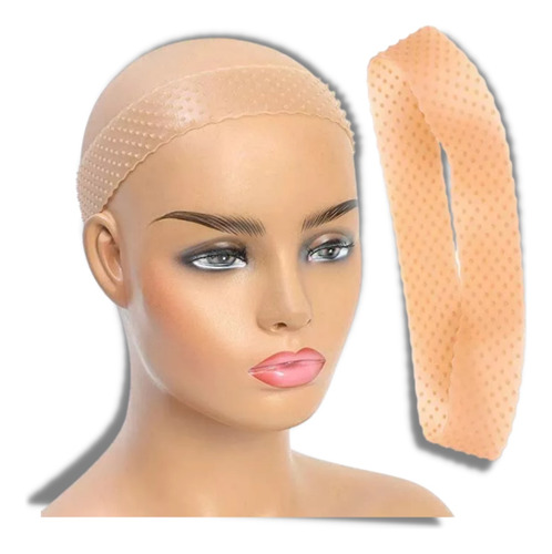 Faixa Hair Grip De Silicone P/ Fixar Lace Wig Peruca Lenços