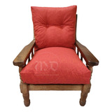 4 Almohadones Para Sillones Antimancha 60x60 Cierre  Funda