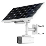 Kit Câmera Ip Hikvision +placa Solar + Bat. Ds-2xs2t47g1-ldh