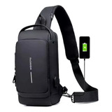 Morral Bolso Antirrobo Cruzado Manos Libre Carga Usb Clave