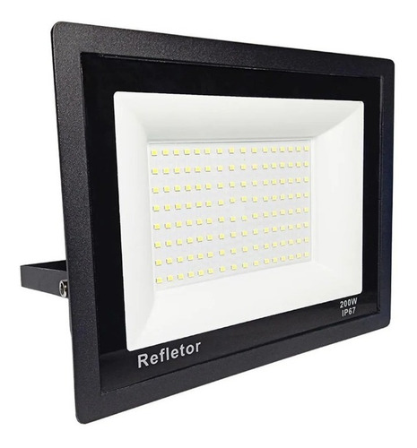 Refletor Led 200w Ip67 Holofote Bivolt Prova D'água 6000k