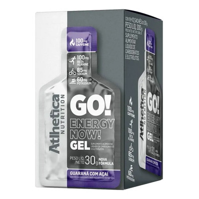 Go! Energy Now Gel Guaraná Com Açaí Display 10 Sachês De 30g | MercadoLivre