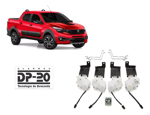 Kit Cierre Centralizado Fiat Strada 2020 4 Ptas Dp20 