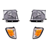 Cuartos + Faros P/ Toyota Tacoma 1998/2000 Depo