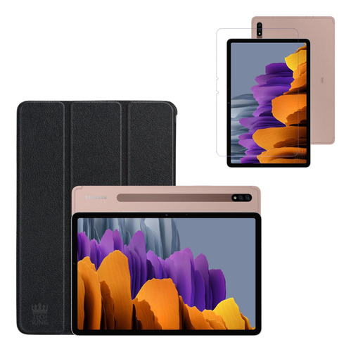 Capa Magnetica Resistente Para Galaxy Tab S7 / S8 + Pelicula