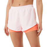 Short De Mujer Deportivo Con Calza Vlack Cubal Blanco