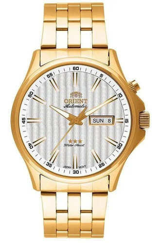 Relógio Masculino Orient Automático 469gp043f Dourado C/nota