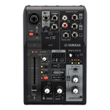 Live Streaming Mixer Yamaha Ag03mk2 Black