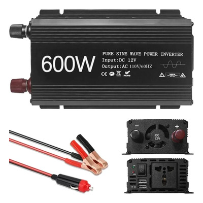 600w Inversor De Corriente Para Auto 12v A 110v Convertidor | Envío gratis