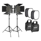 Kit De Iluminacion Neewer Luz De Vídeo Led Bicolor 660 2pack