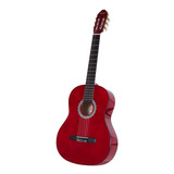 Guitarra Criolla Parquer Custom Niño 1/4 Chico Rojo Funda