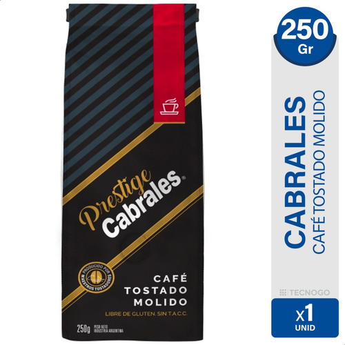 Cafe Cabrales Tostado Molido Prestige Sin Tacc Apto Kosher