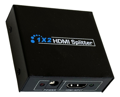 Divisor Hdmi Splitter 1x2 Full Hd 1080p Multifuncional Novo