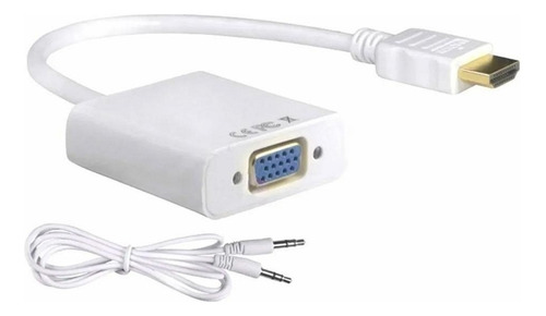 Adaptador Hdmi A Vga Netmak C81a Con Audio 1080p