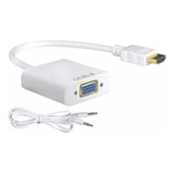 Adaptador Hdmi A Vga Netmak C81a Con Audio 1080p