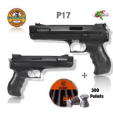 Pistola Airsoft P17 300 Pellets Beeman .177 Xtreme Xtr C